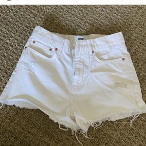 BDG white shorts